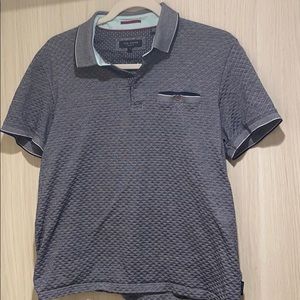 Ted Baker Blue/gray mix polo